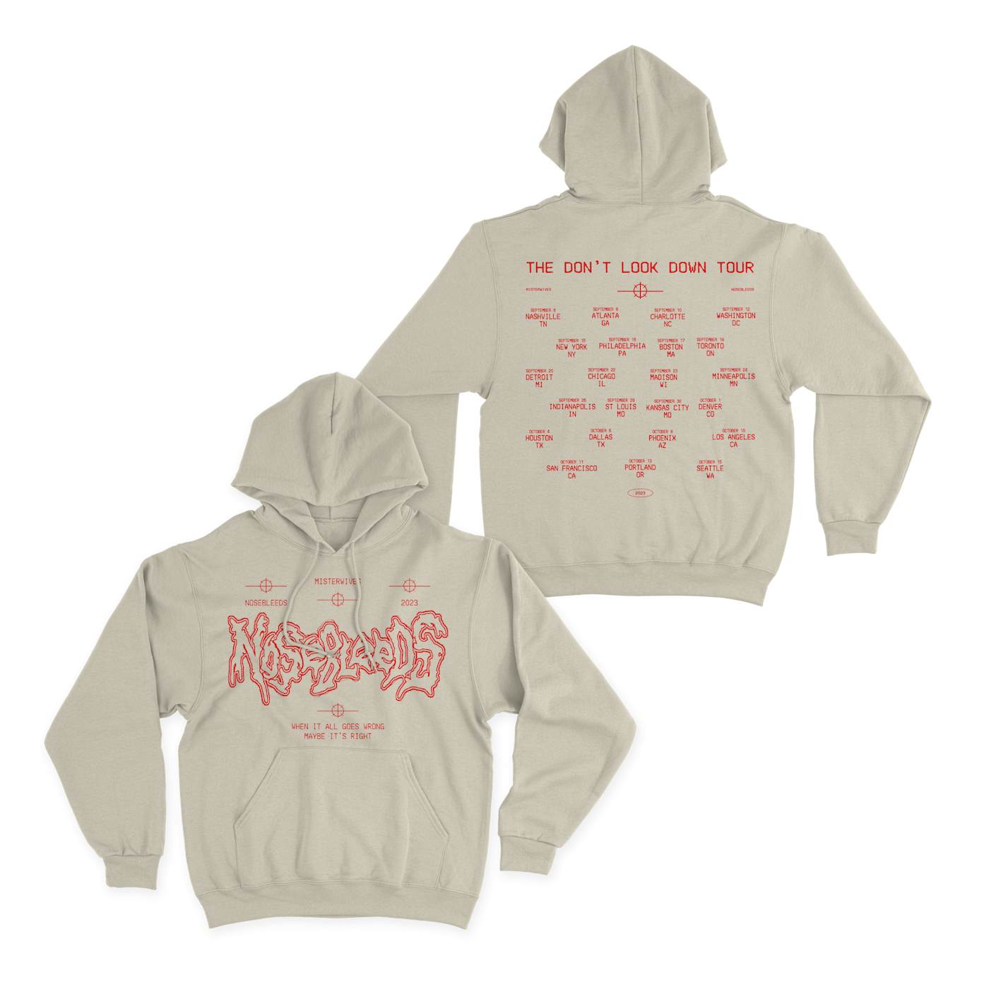 MisterWives Tour Cement Hoodie
