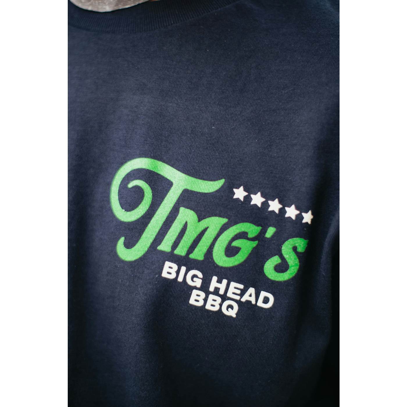 Tiny Meat Gang Big Head BBQ Navy Blue T-Shirt