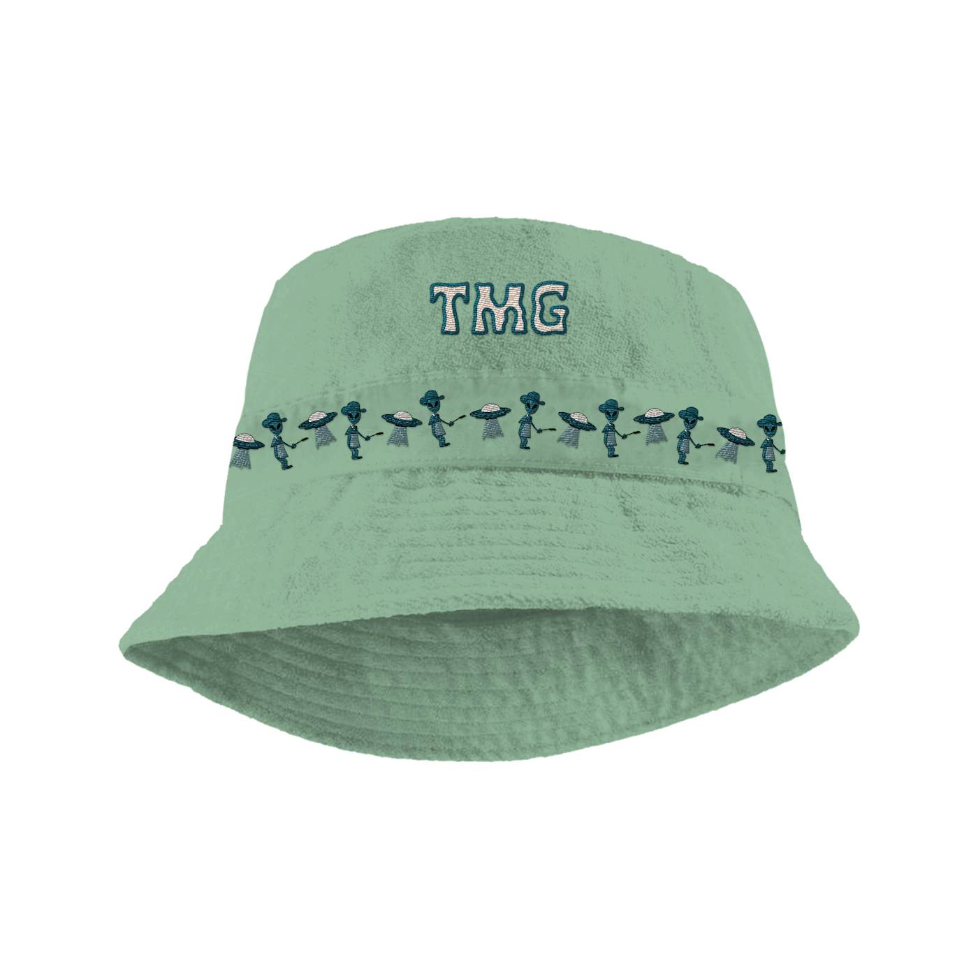 Tiny Meat Gang TMG French Terry Teal Bucket Hat