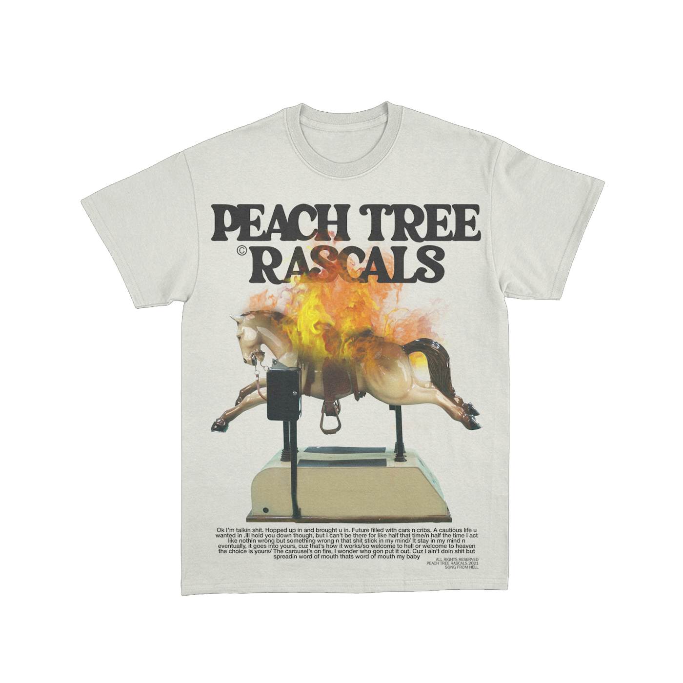 Peach Tree Rascals Song From Hell Tee