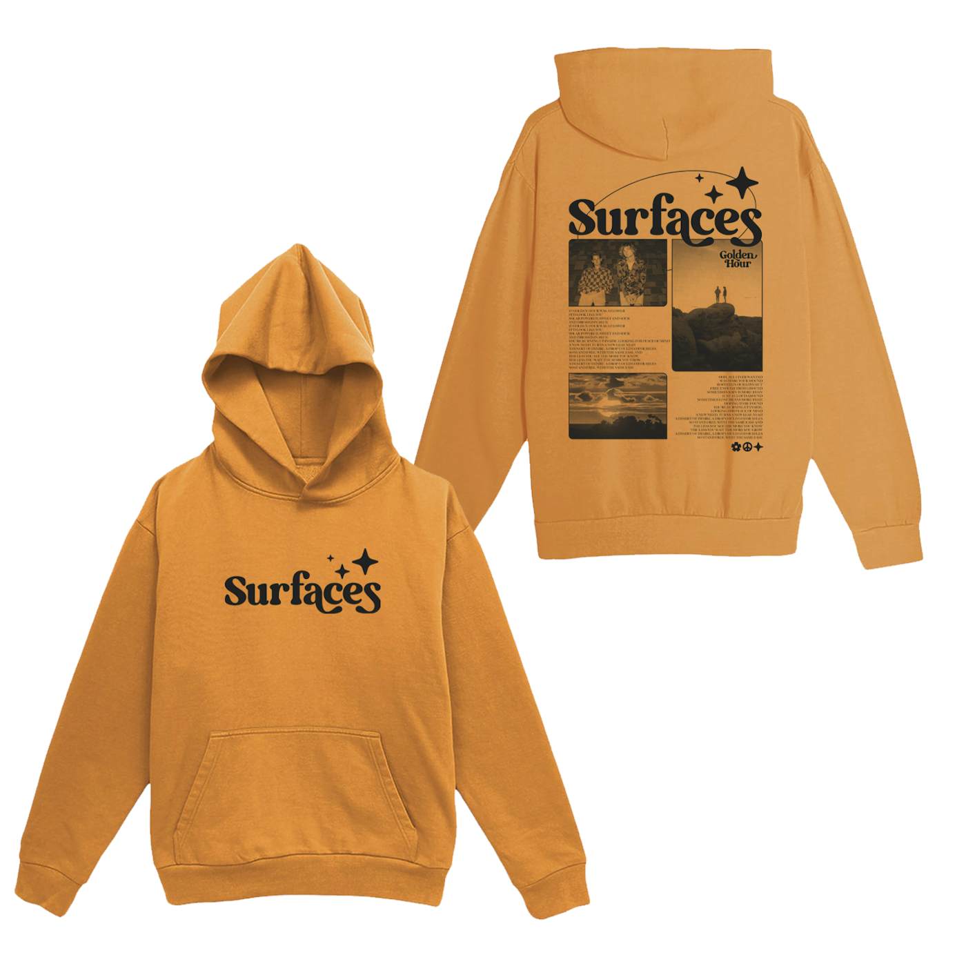 Surfaces Golden Hour Yellow Hoodie