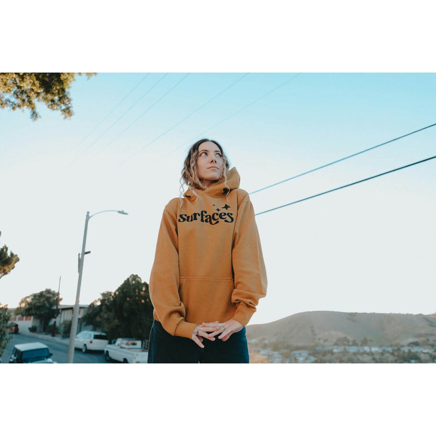 Surfaces Golden Hour Yellow Hoodie