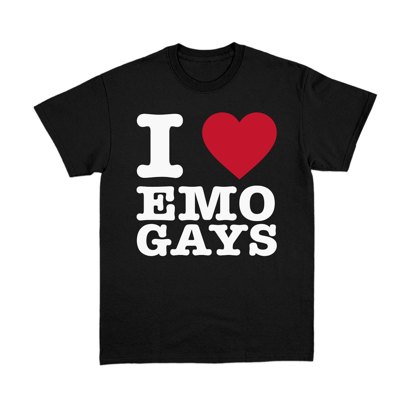 Miles McKenna I <3 Emo Gays Black T-Shirt