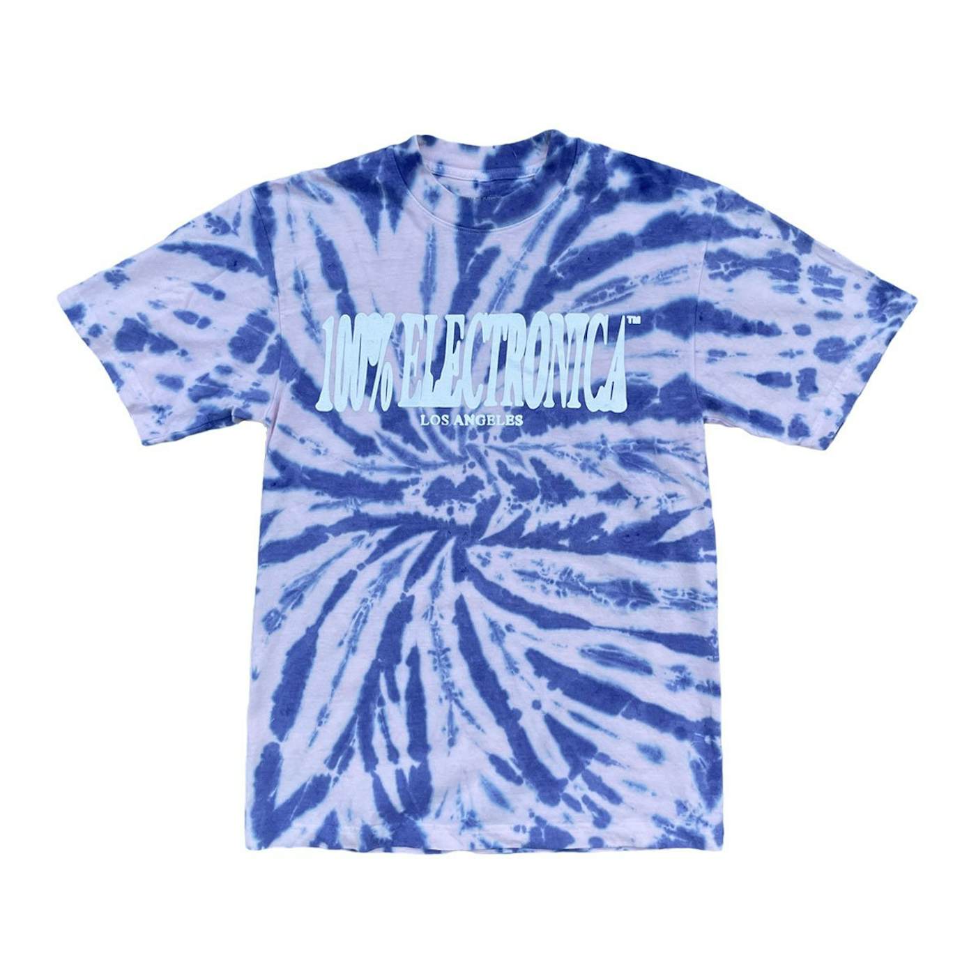 Purple And White Tie Dye T-Shirt