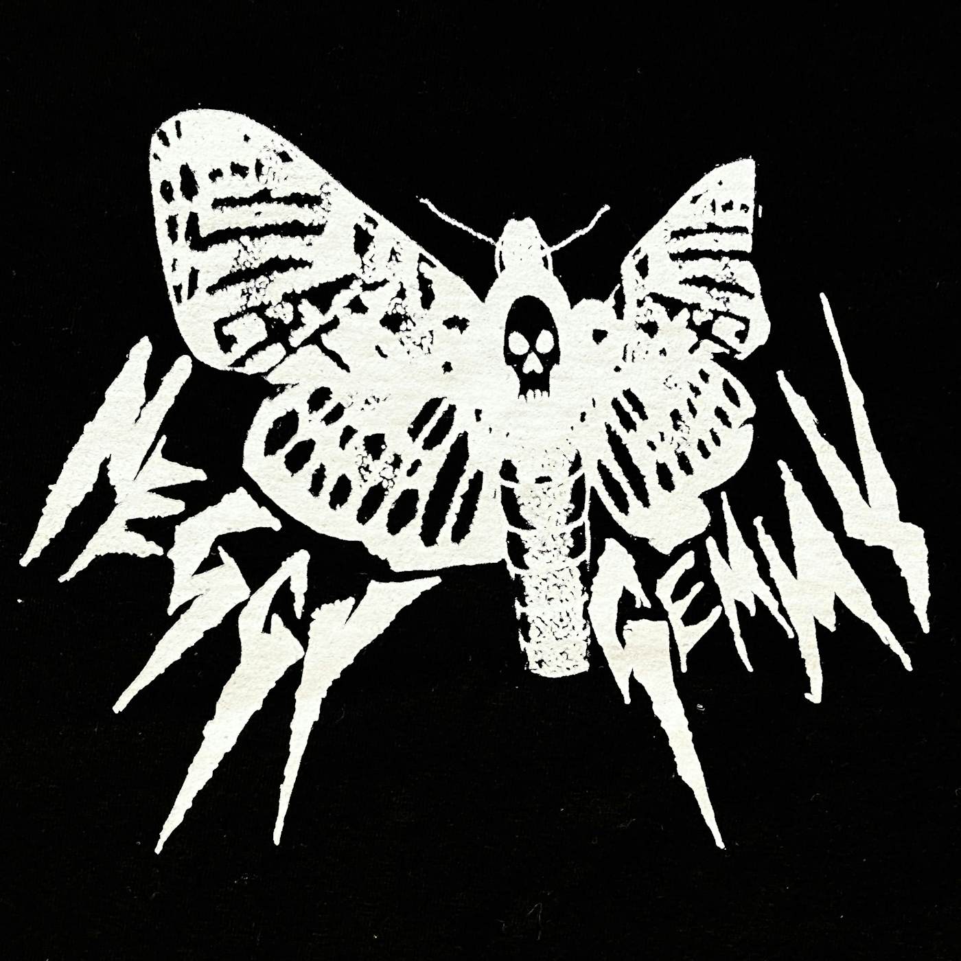 NEGATIVE GEMINI Punk Butterfly T-Shirt - Black