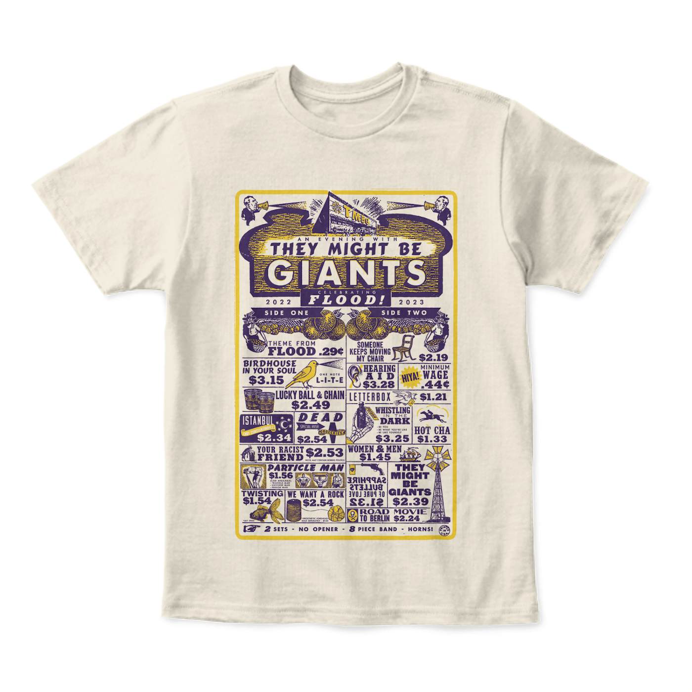 They Might Be Giants Flyer on Natural (Unisex)