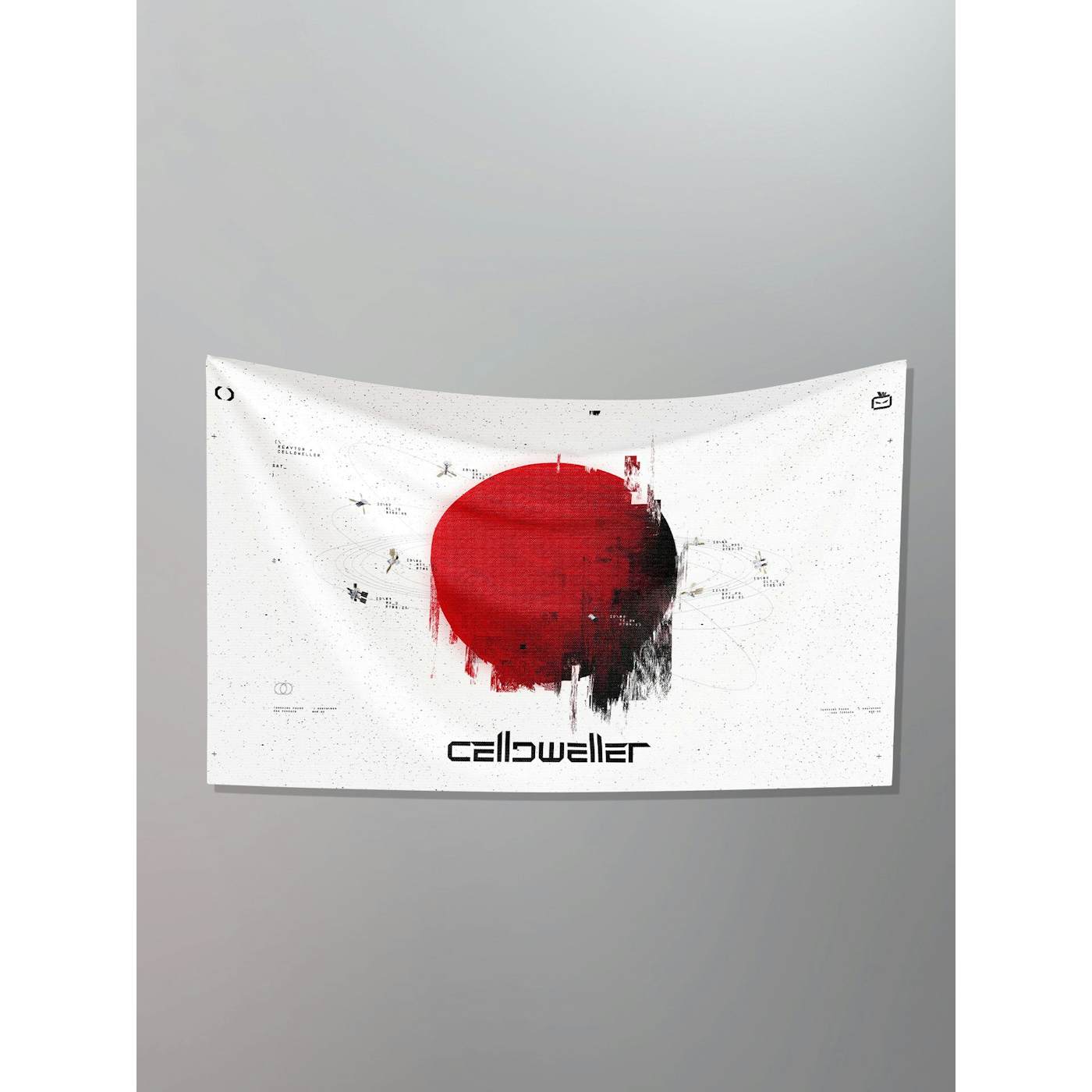 Celldweller - Satellites 3x5 Wall Flag