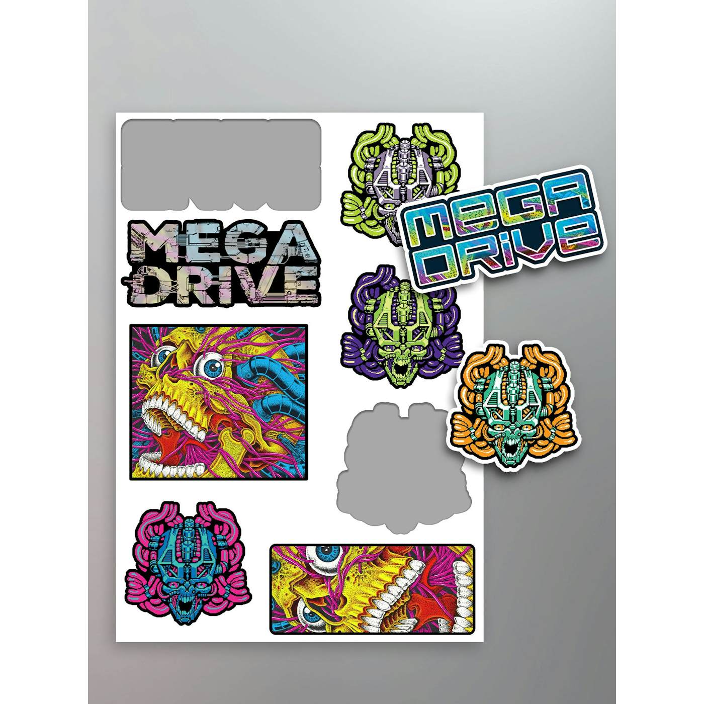 Mega Drive - 199XAD Sticker Sheet