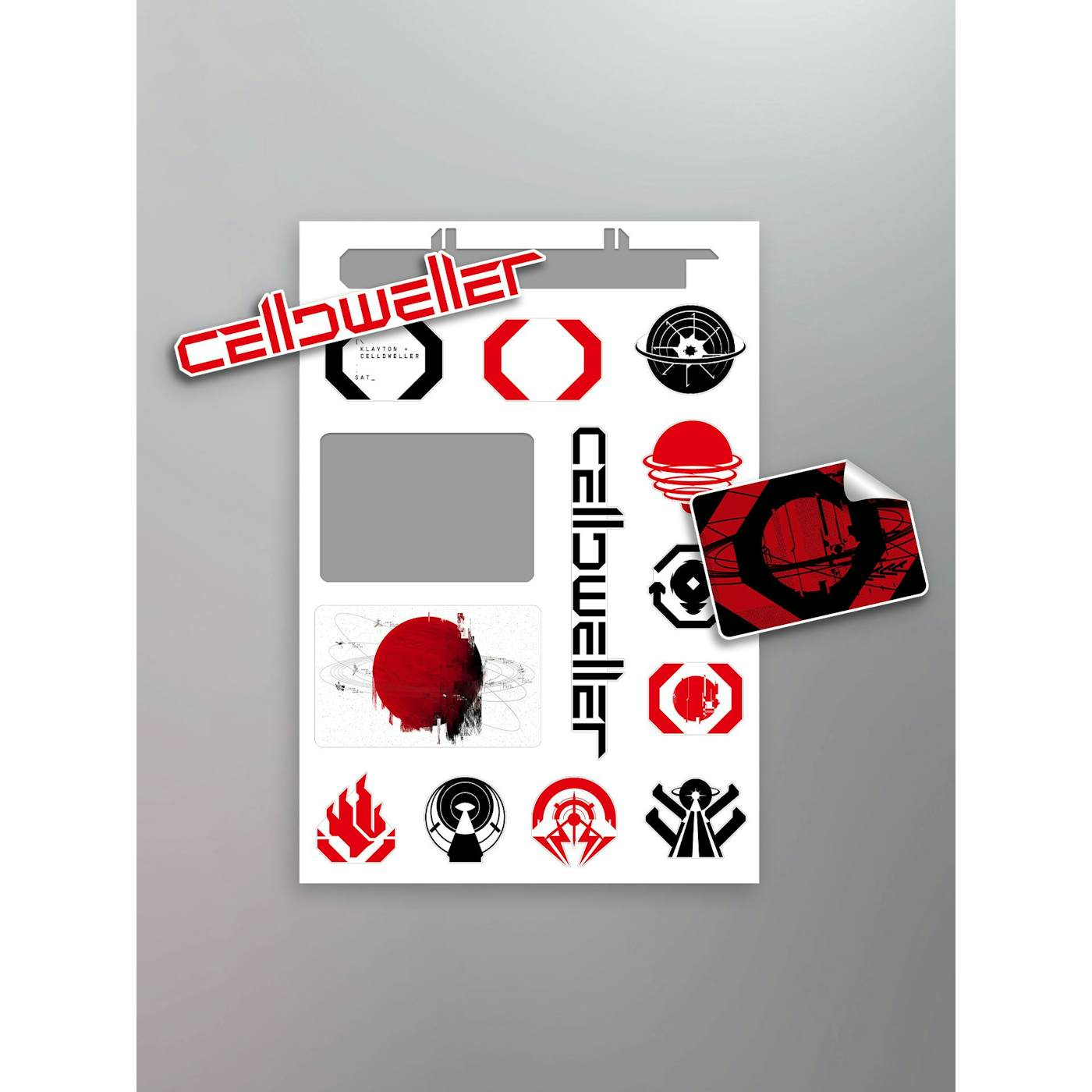 Celldweller - Satellites Sticker Sheet