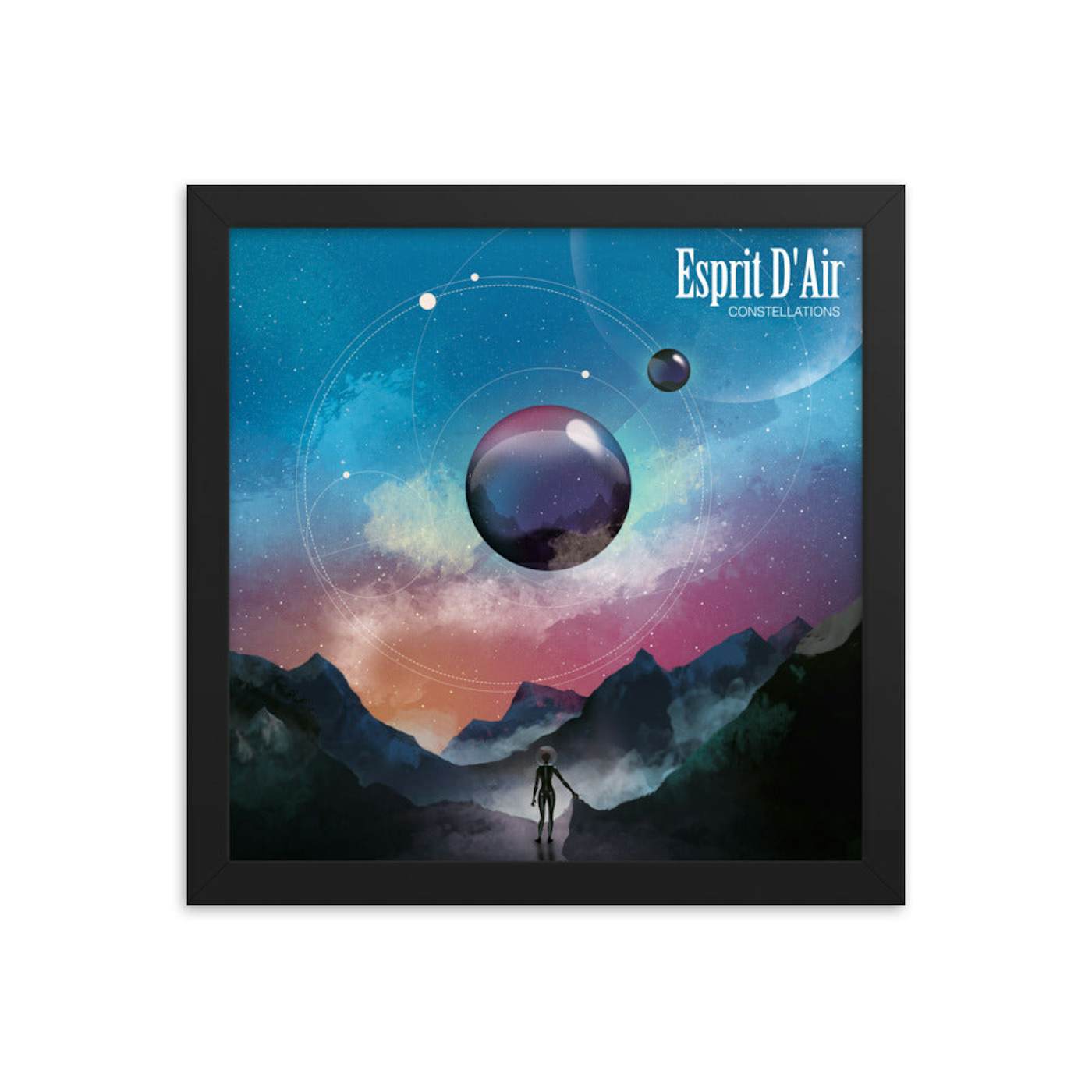 Esprit D'Air Constellations Album Artwork Framed Poster