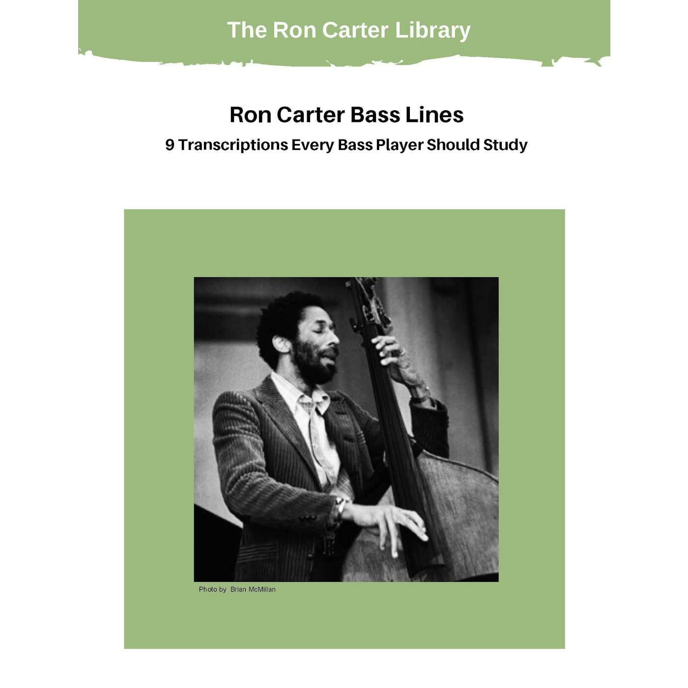 9 Ron Carter Bass Line Transcriptions