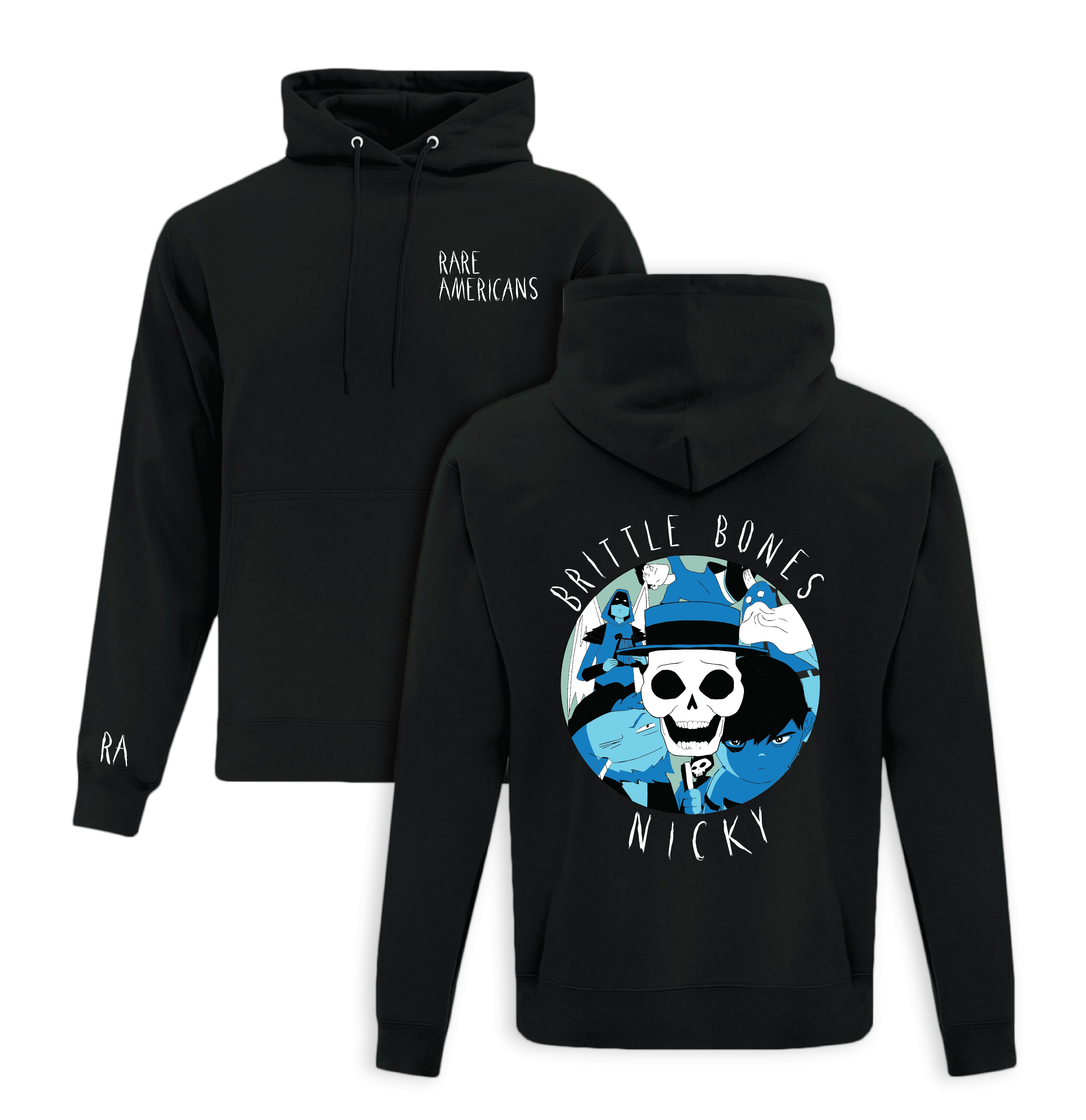 Rare Americans Brittle Bones Nicky Character Hoodie