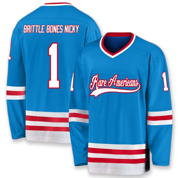 Rare Americans Brittle Bones Nicky Hockey Jersey