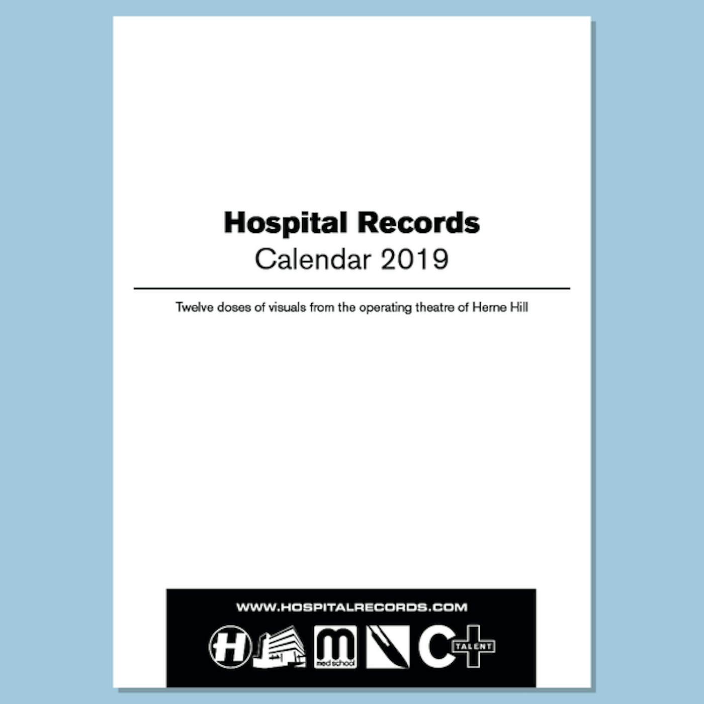 Hospital Records Wall Calendar 2019