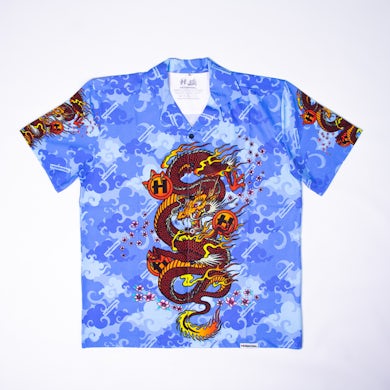 Hospital Records Dragon Shirt - Blue