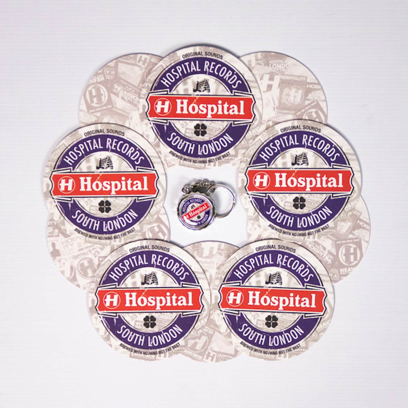 Hospital Records Hospital Beer Mat