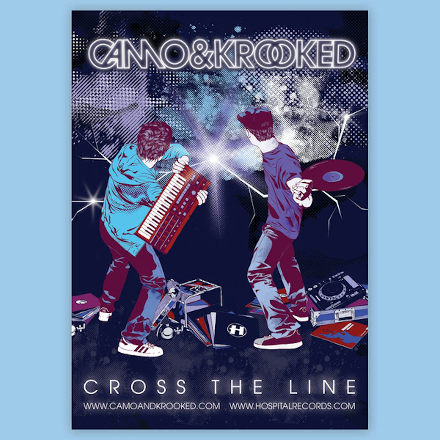 Camo & Krooked Cross The Line Poster