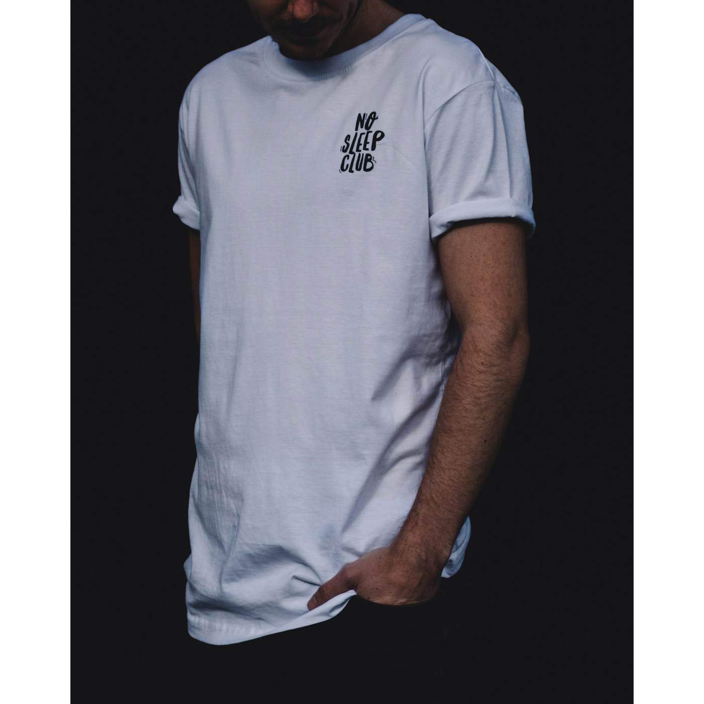 Rave Clothing No Sleep Club T-Shirt in weiß