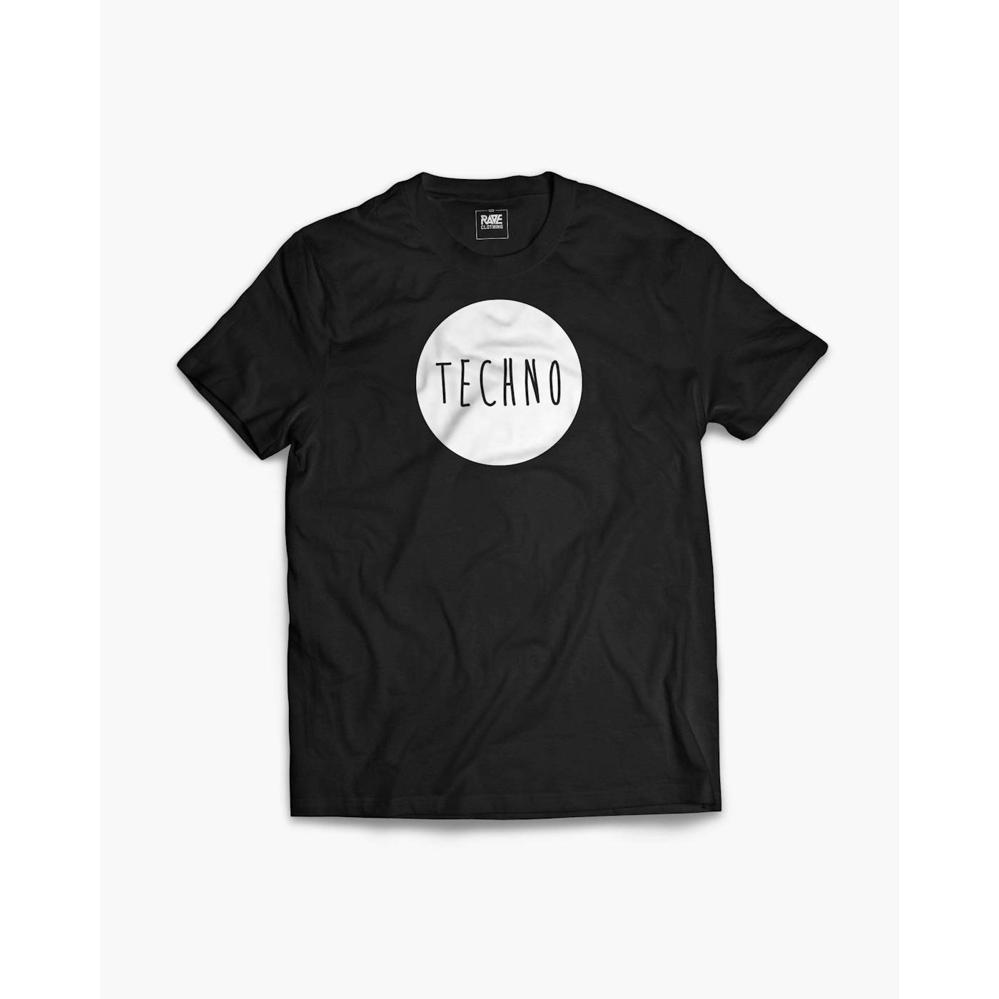 Rave Clothing Techno T-Shirt in schwarz