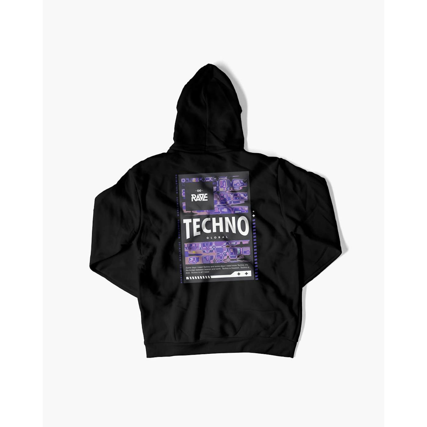 Rave Clothing Techno Global Hoodie