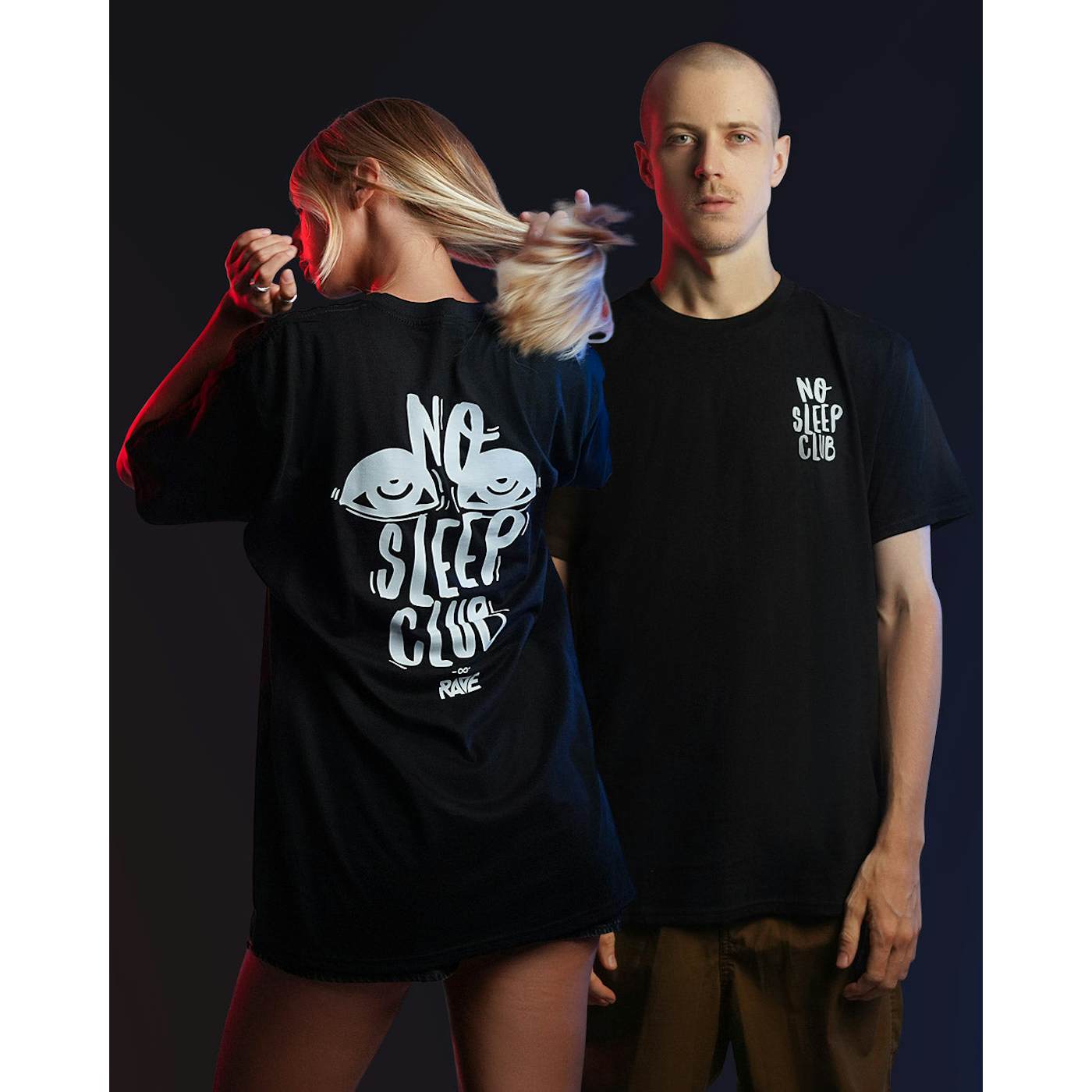 Rave Clothing No Sleep Club Partner T-Shirts