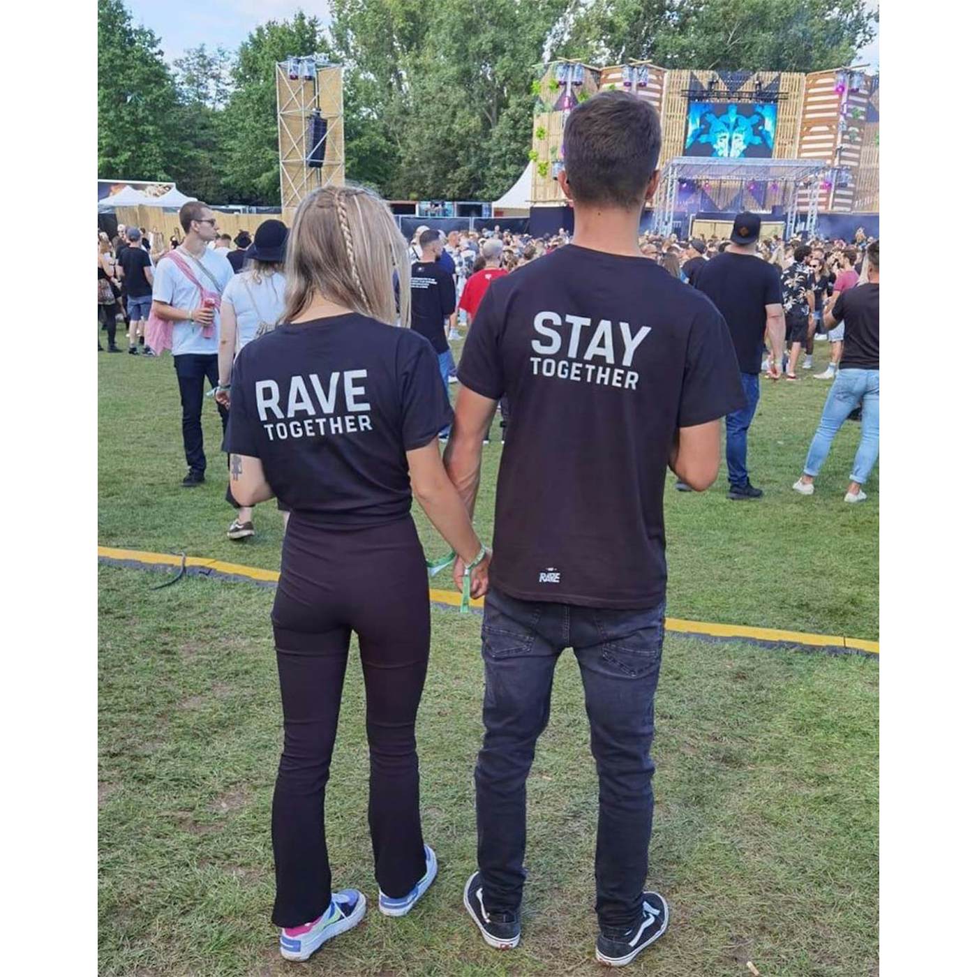 Rave Clothing Rave Together Stay Together Partner T-Shirts