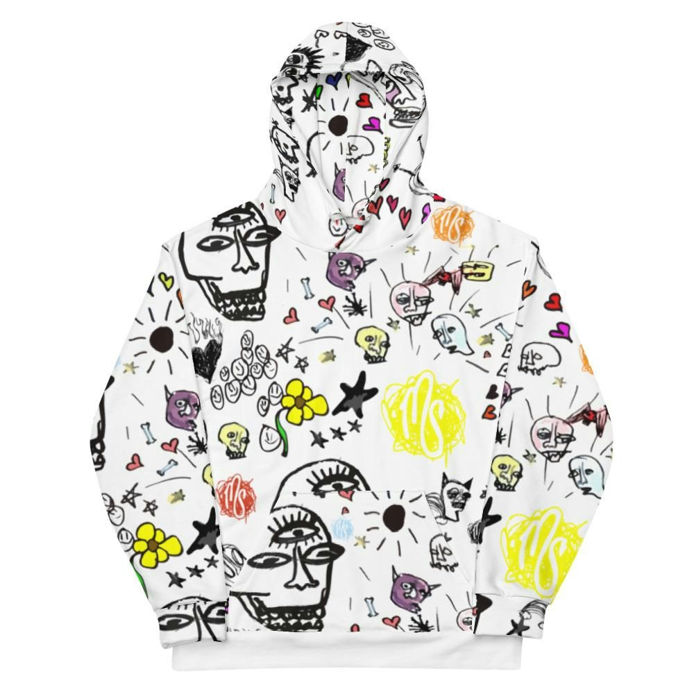 MOD SUN Art All Over White Hoodie