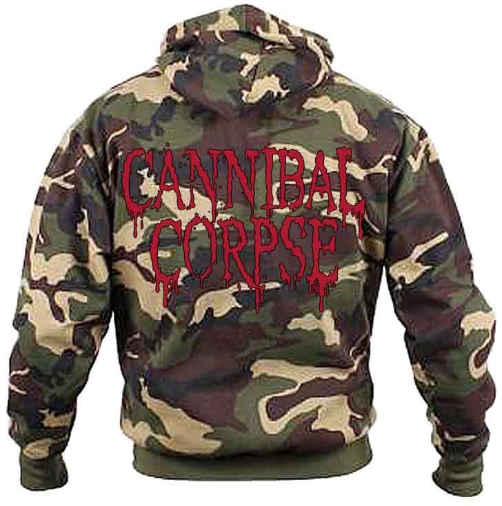 cannibal corpse camo hoodie