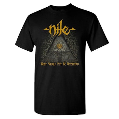 NILE What Should Not Be Gold Black T-Shirt