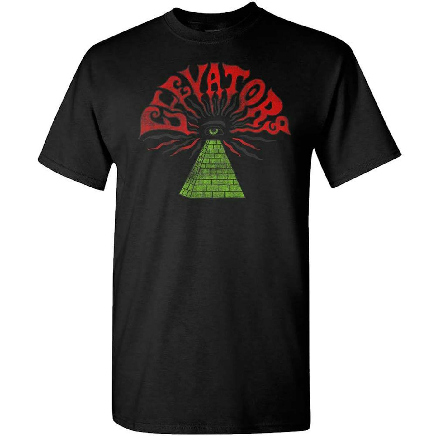 Roky Erickson Elevators Pyramid Eye Black T-Shirt