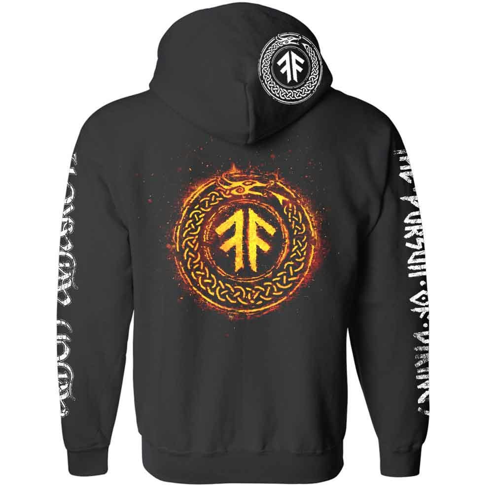 amon amarth zip hoodie