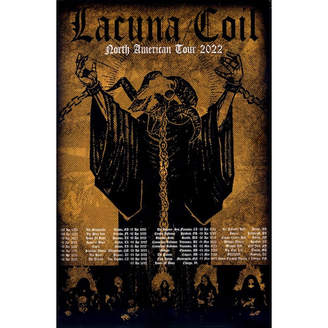 lacuna coil north american tour