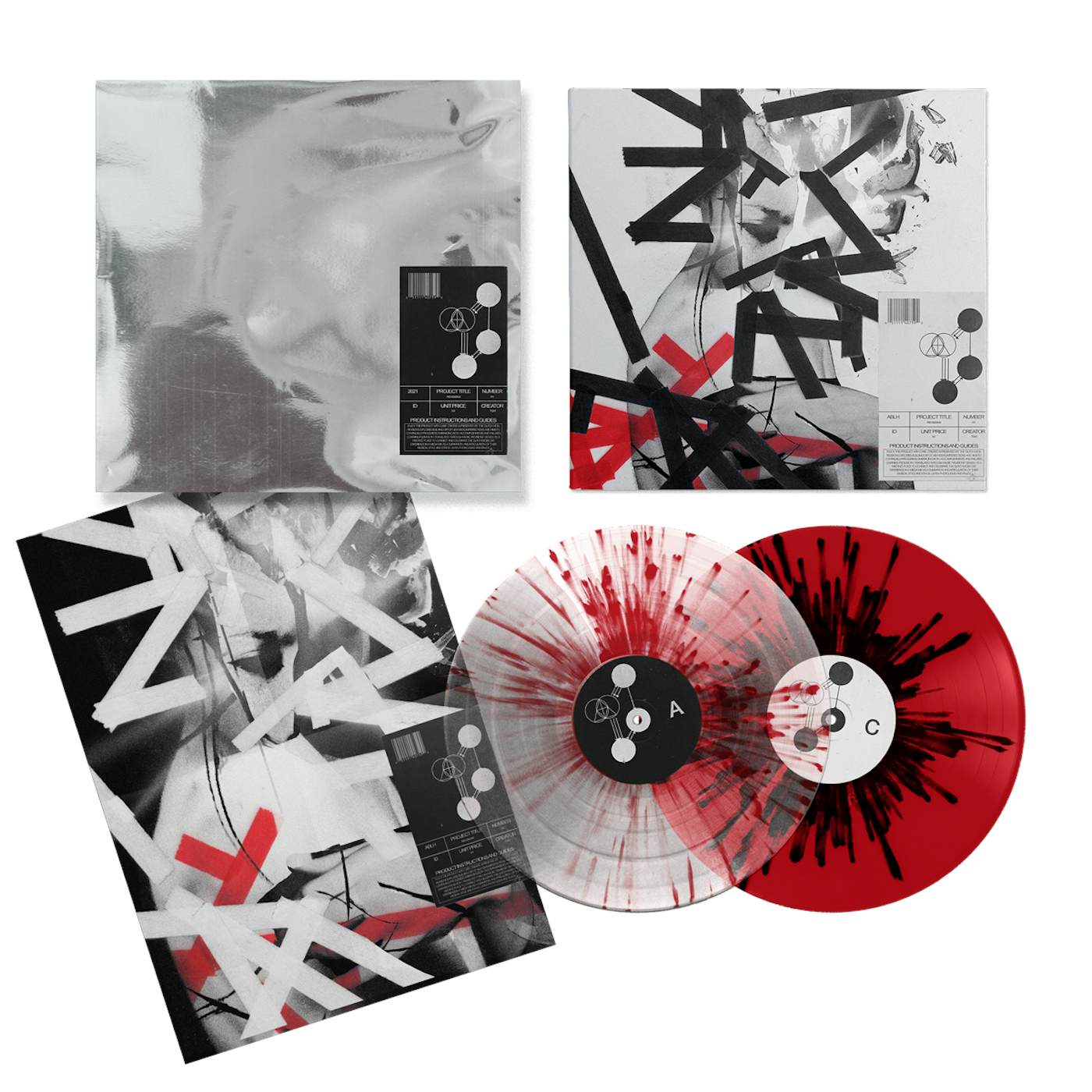 The Glitch Mob REVISIONS LIMITED EDITION SPLATTER DOUBLE VINYL