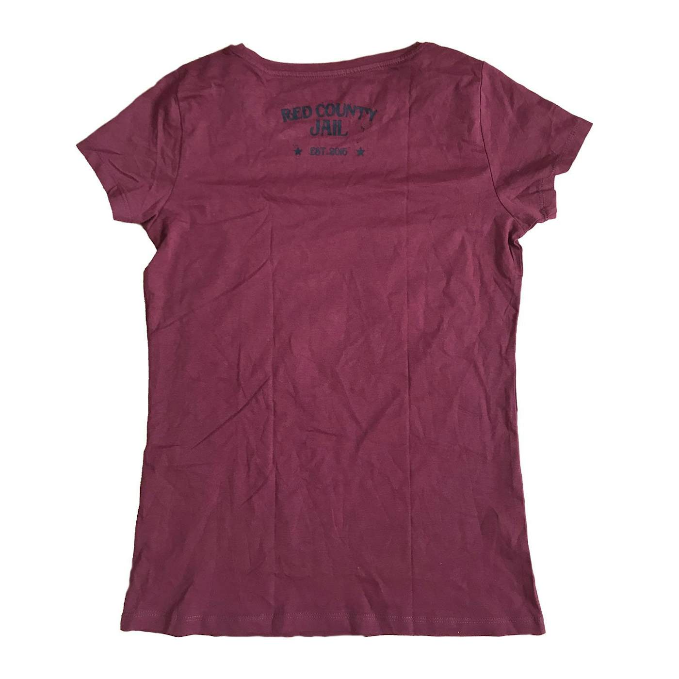 Girly-Shirt Red County Jail Red