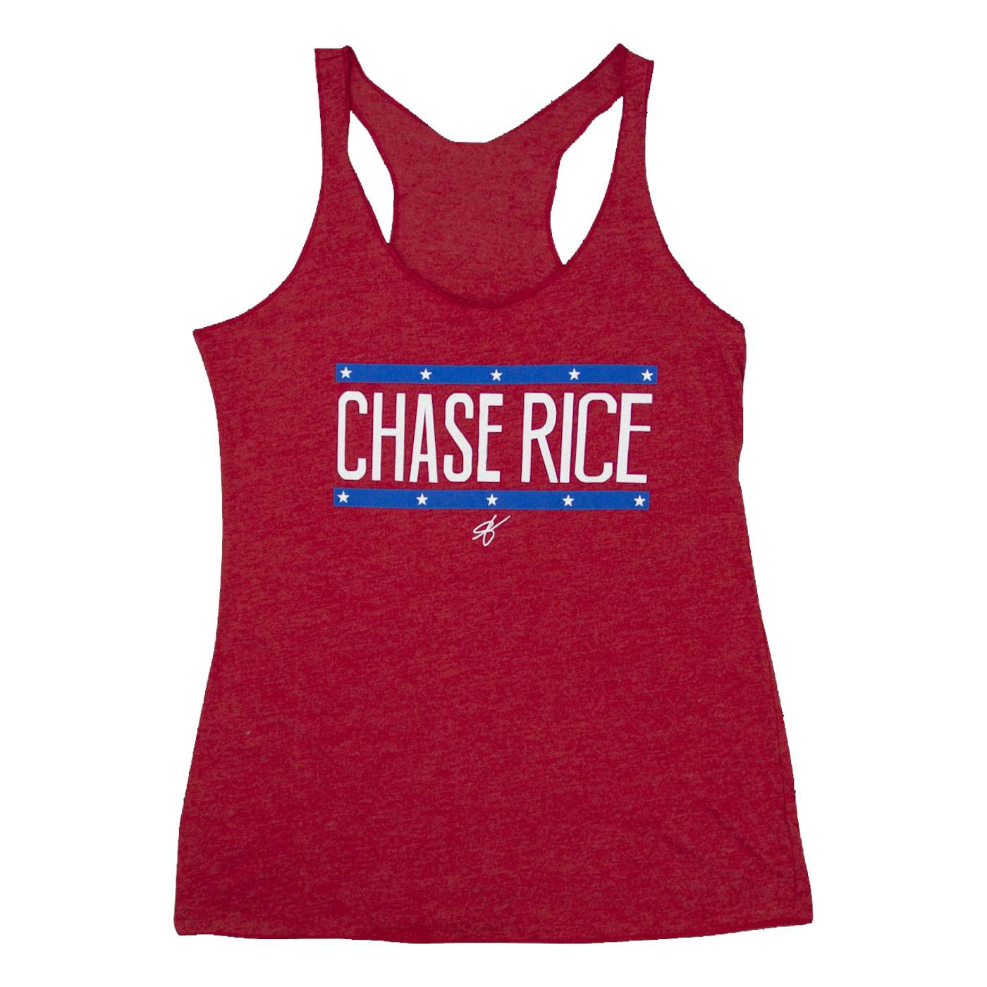 Chase Rice Ladies Flag Racerback Tank