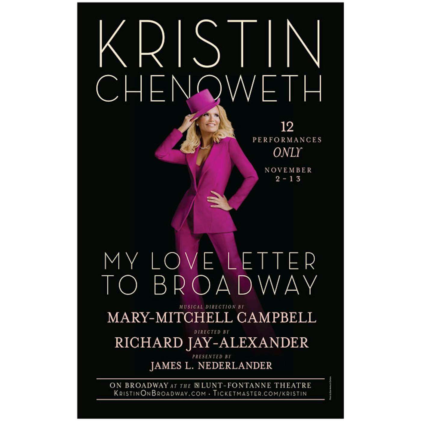 Gentlemans Guide Kristin Chenoweth Windowcard