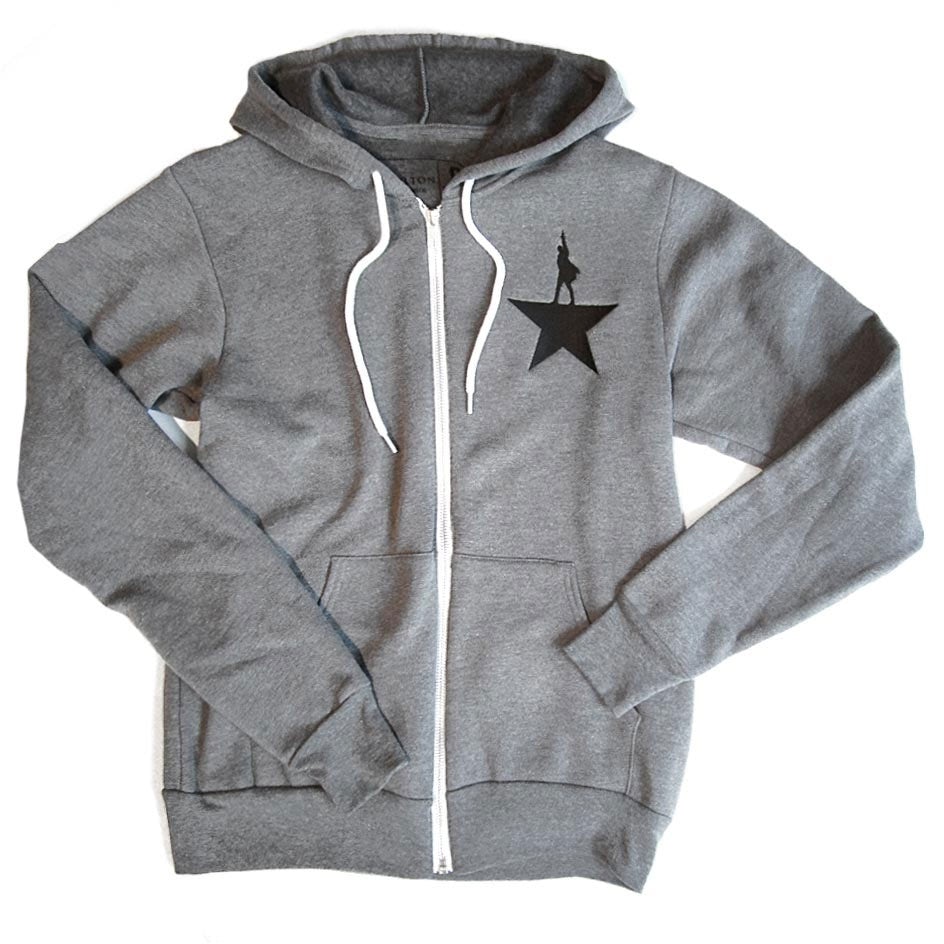 hamilton zip up hoodie