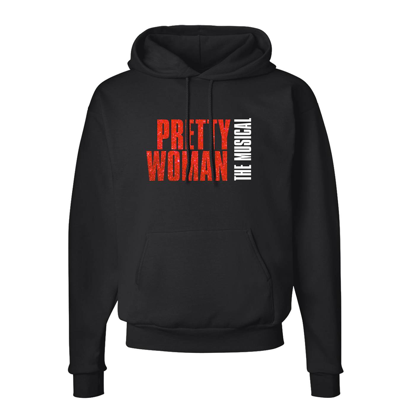PRETTY WOMAN Logo Pullover Hoodie - Black