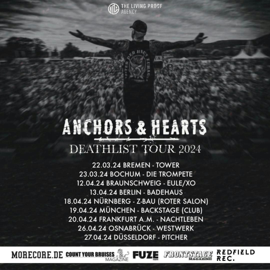 Anchors & Hearts Deathlist Tour 2024