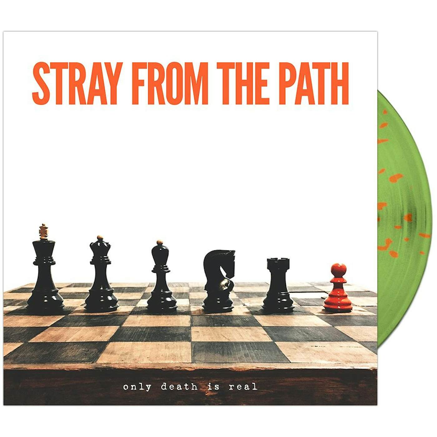 Stray From The Path - 'Only Death Is Real' Green w/Orange Splatter (Vinyl)
