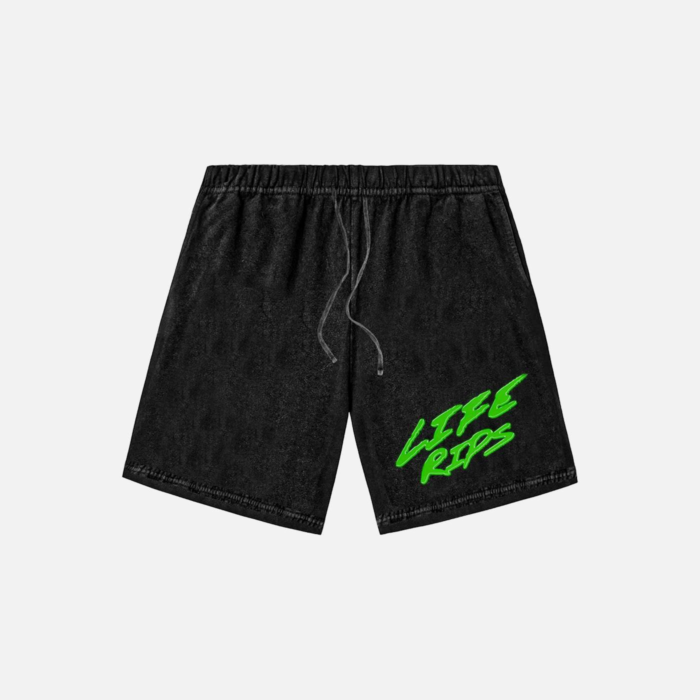 Chris D'Elia Life Rips Lime Vintage Wash Sweat Shorts
