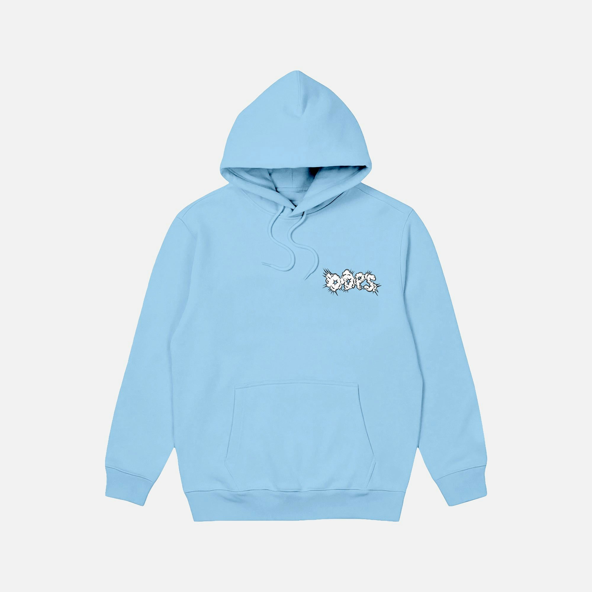 Chris D'Elia Oops Light Blue Hoodie