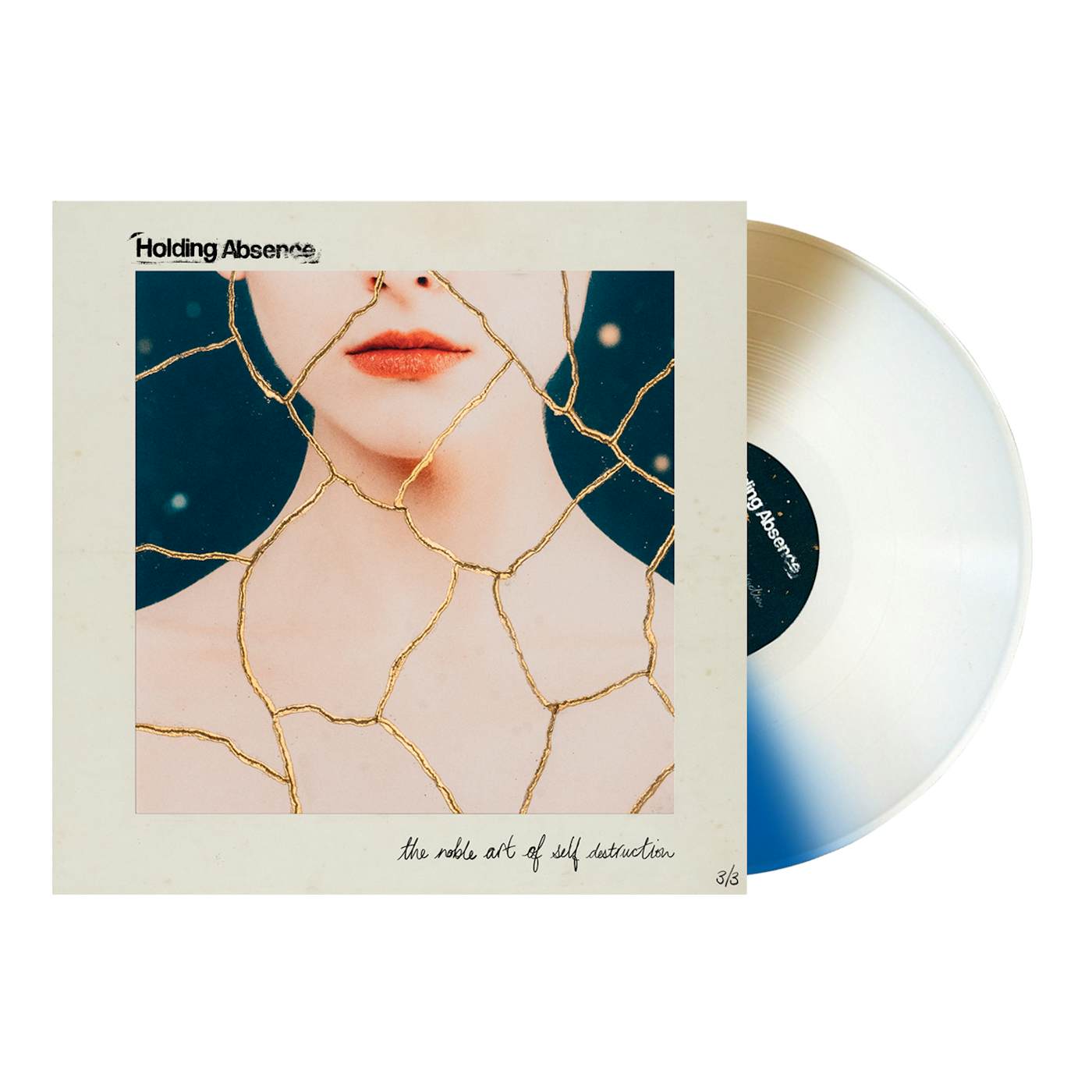 Holding Absence - 'The Noble Art of Self Destruction'  White + Gold + Mid Blue Vinyl