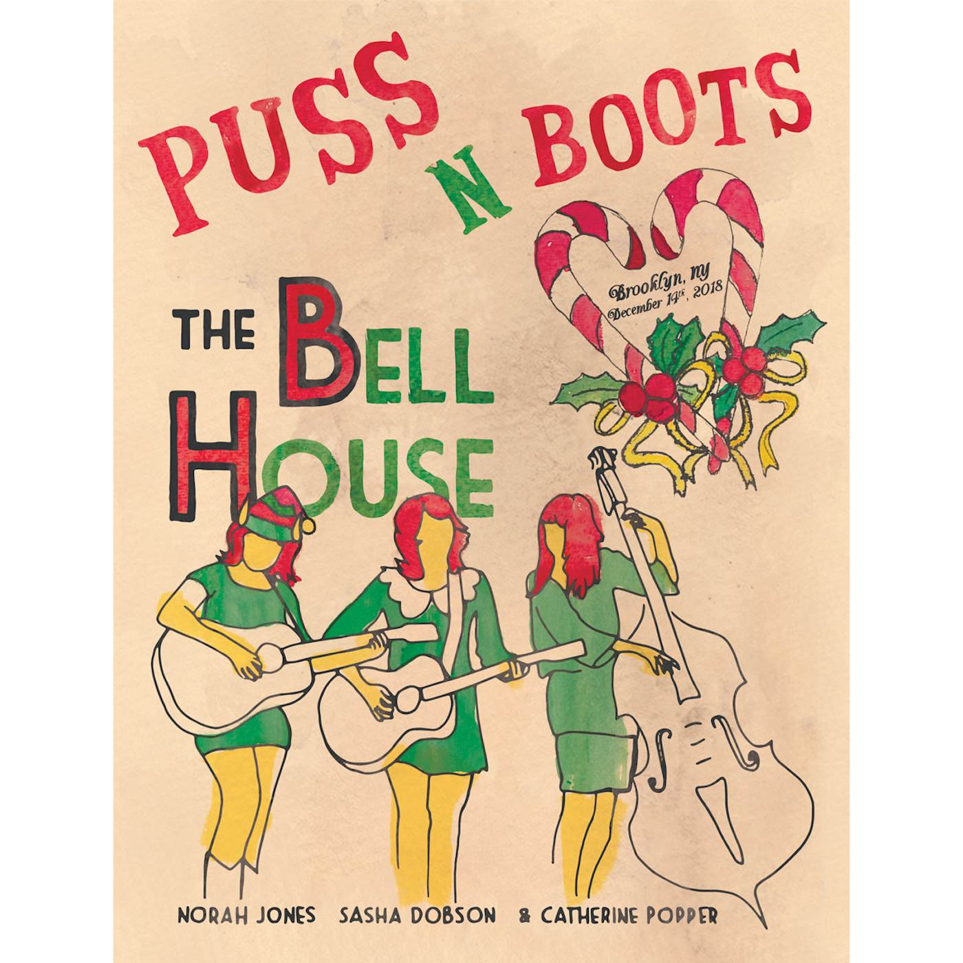Norah Jones Puss N Boots Event Poster