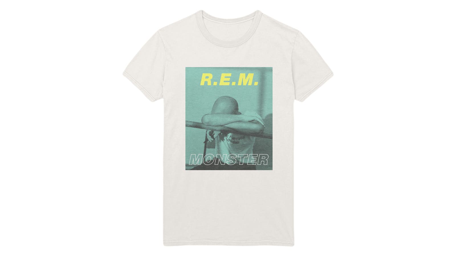 R.E.M. Monster Vintage White Tee