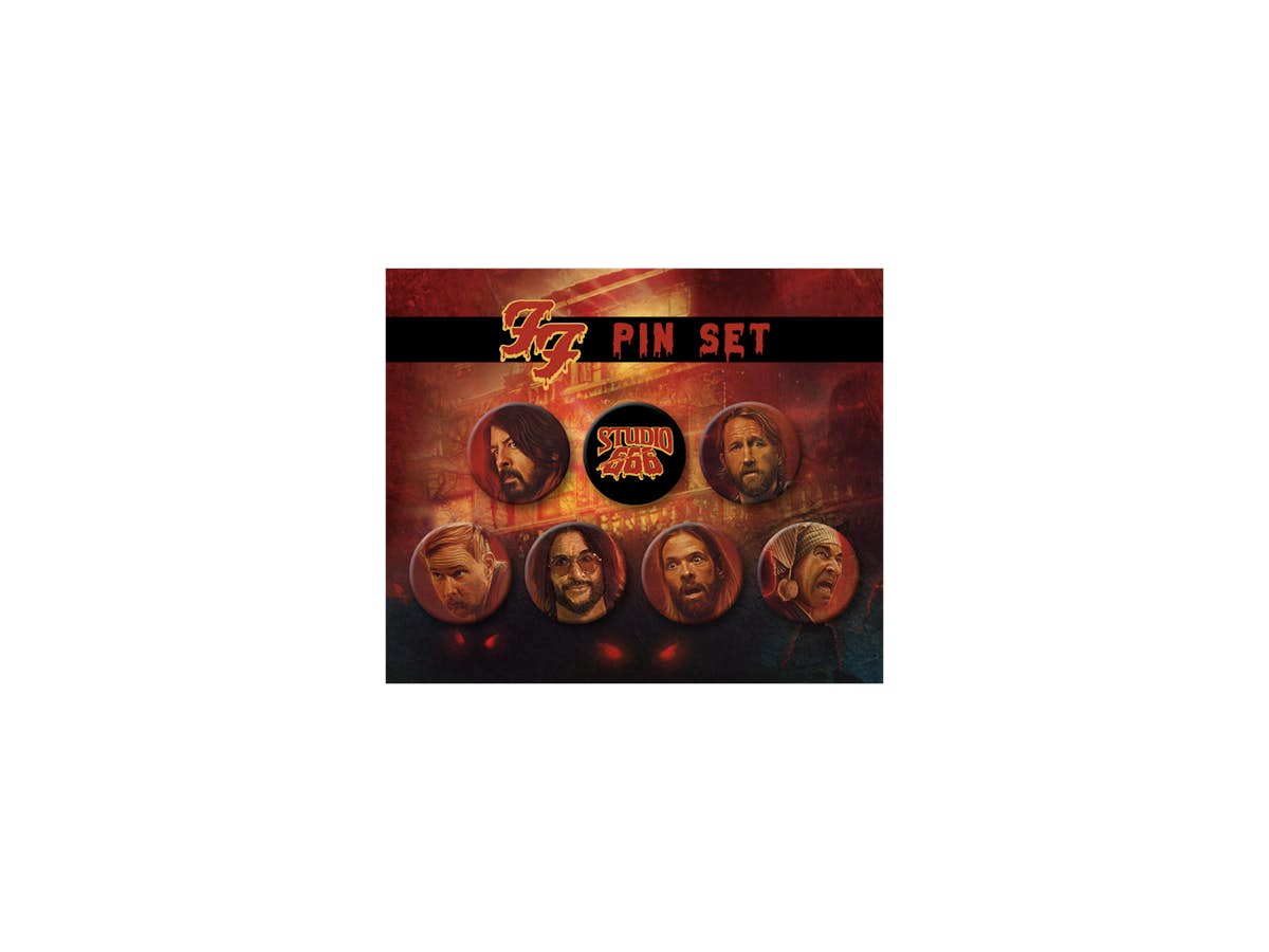 Foo Fighters Studio 666 Pin Set