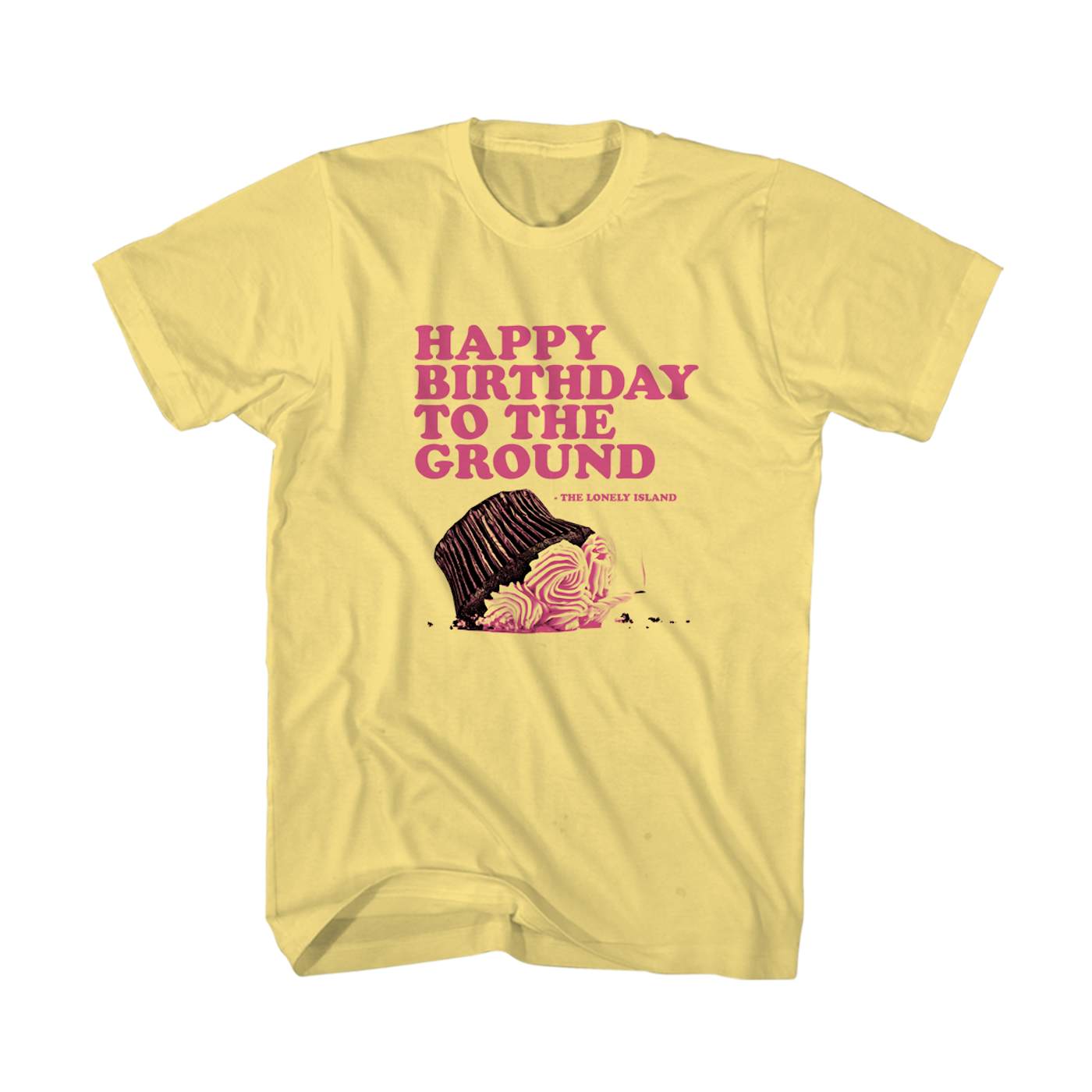 The Lonely Island Happy Birthday to the Ground Yellow Tee
