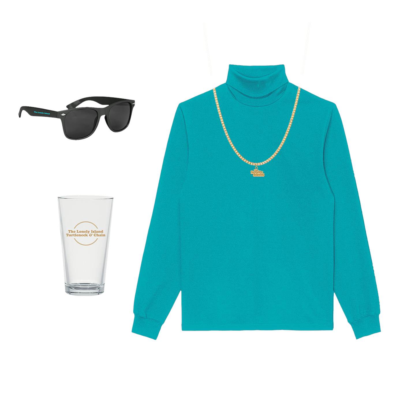 The Lonely Island Turtleneck & Chain Bundle