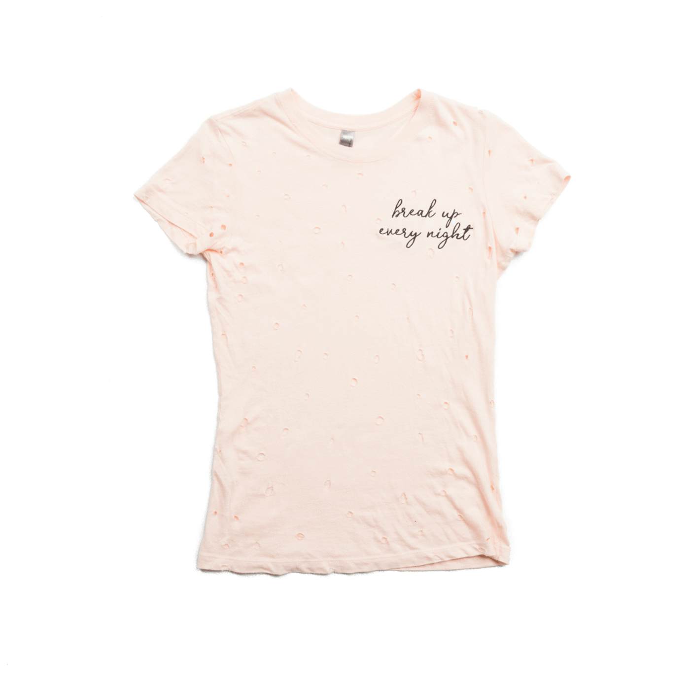 The Chainsmokers Breakup Every Night Distressed Tee