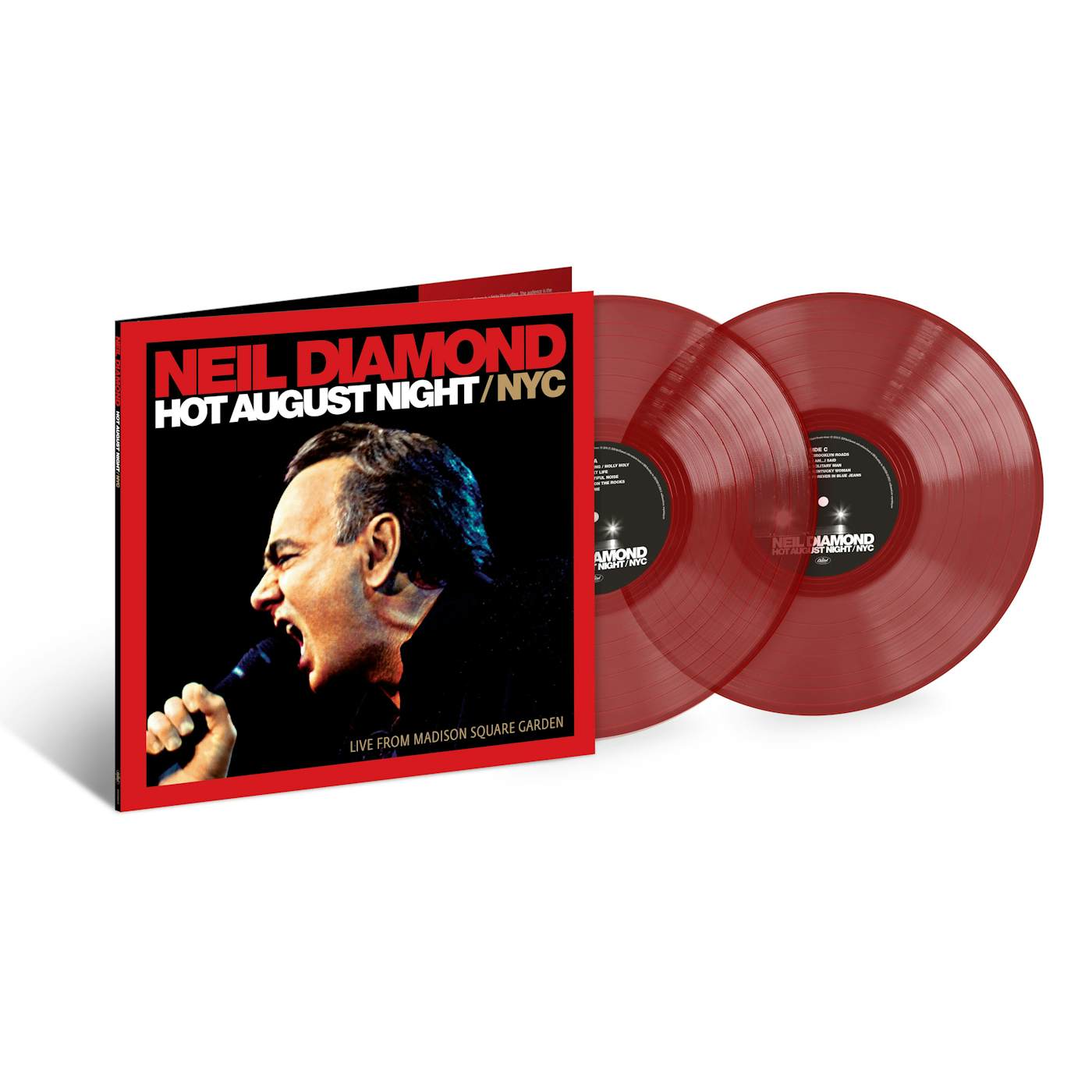 Neil Diamond Hot August Night/NYC Live From Madison Square Garden 2LP CE Translucent Ruby Red (Vinyl)